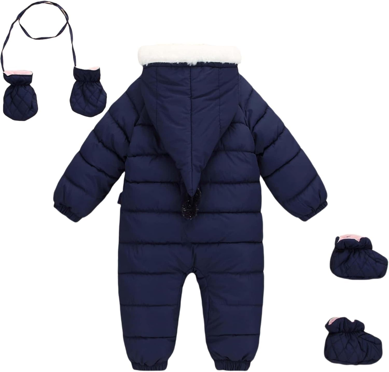 Baby Boy Snowsuit Infant Girl Winter Clothes Toddler Jumpsuit Coat Jacket Outfit Hoodied