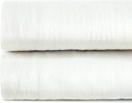 Cotton Organics Muslin Swaddle Blanket, Extra Soft and Hypoallergenic Organic Cotton, Gift Box (Natural White)