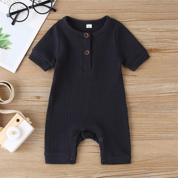 Newborn Baby Boy Girl Knitted Romper Jumpsuit Solid Long Sleeve Legging Bodysuit Playsuit Clothes Winter 0-18M